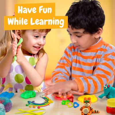 Modeling Dough Factory Kit I. Educational game for children